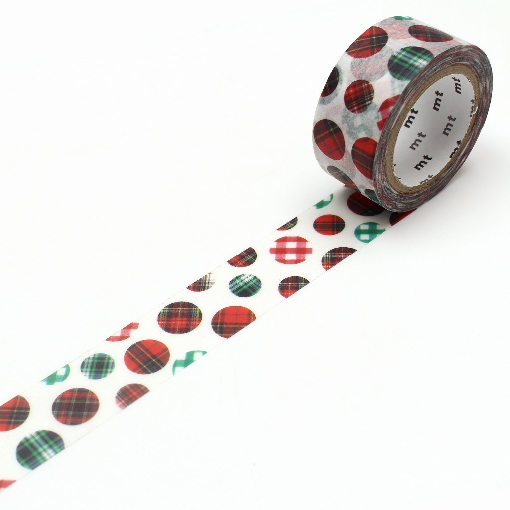 MT Masking Tape Christmas Washi Tape Christmas Check Dot