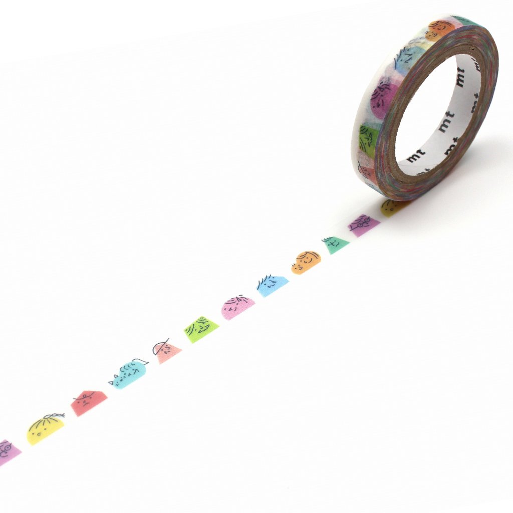 MT EX Washi Tape - Half Face