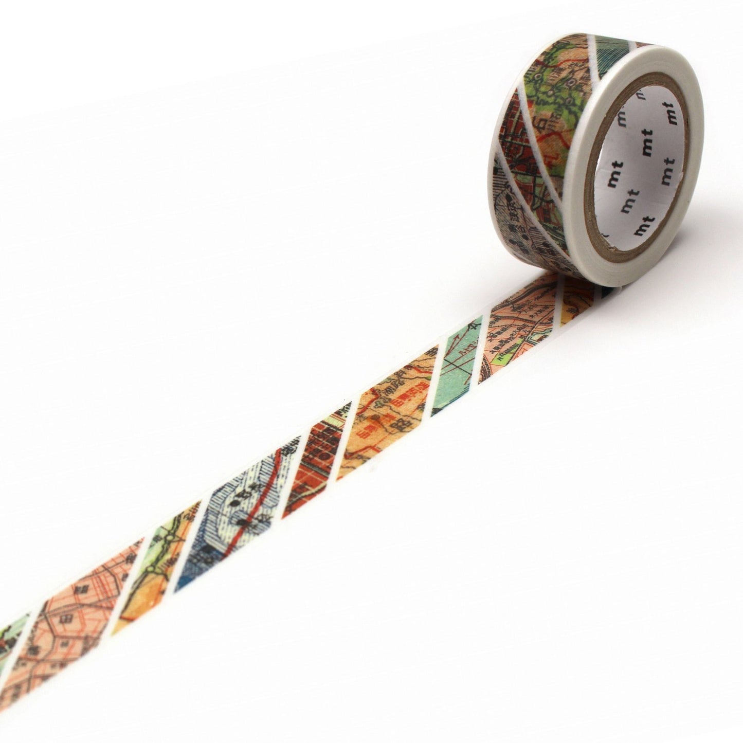 MT EX Washi Tape - Map Stripes