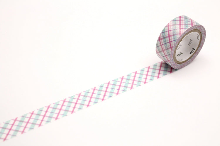 MT Fab Washi Tape Check Purple