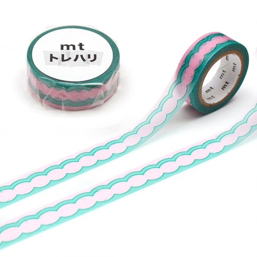 MT Trehari Washi Tape Linked Oval (Fab Tracing Paper)