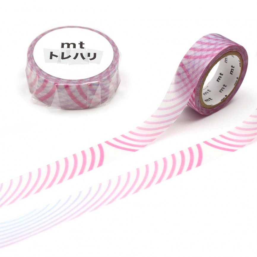 MT Trehari Washi Tape Wave Pattern Moire (Fab Tracing Paper)