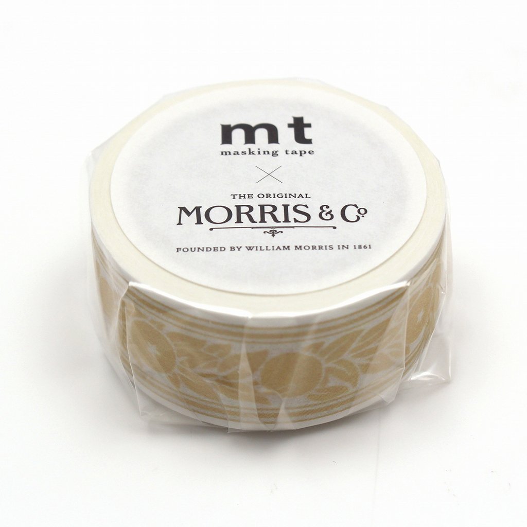 MT x William Morris Washi Tape - Orange Border