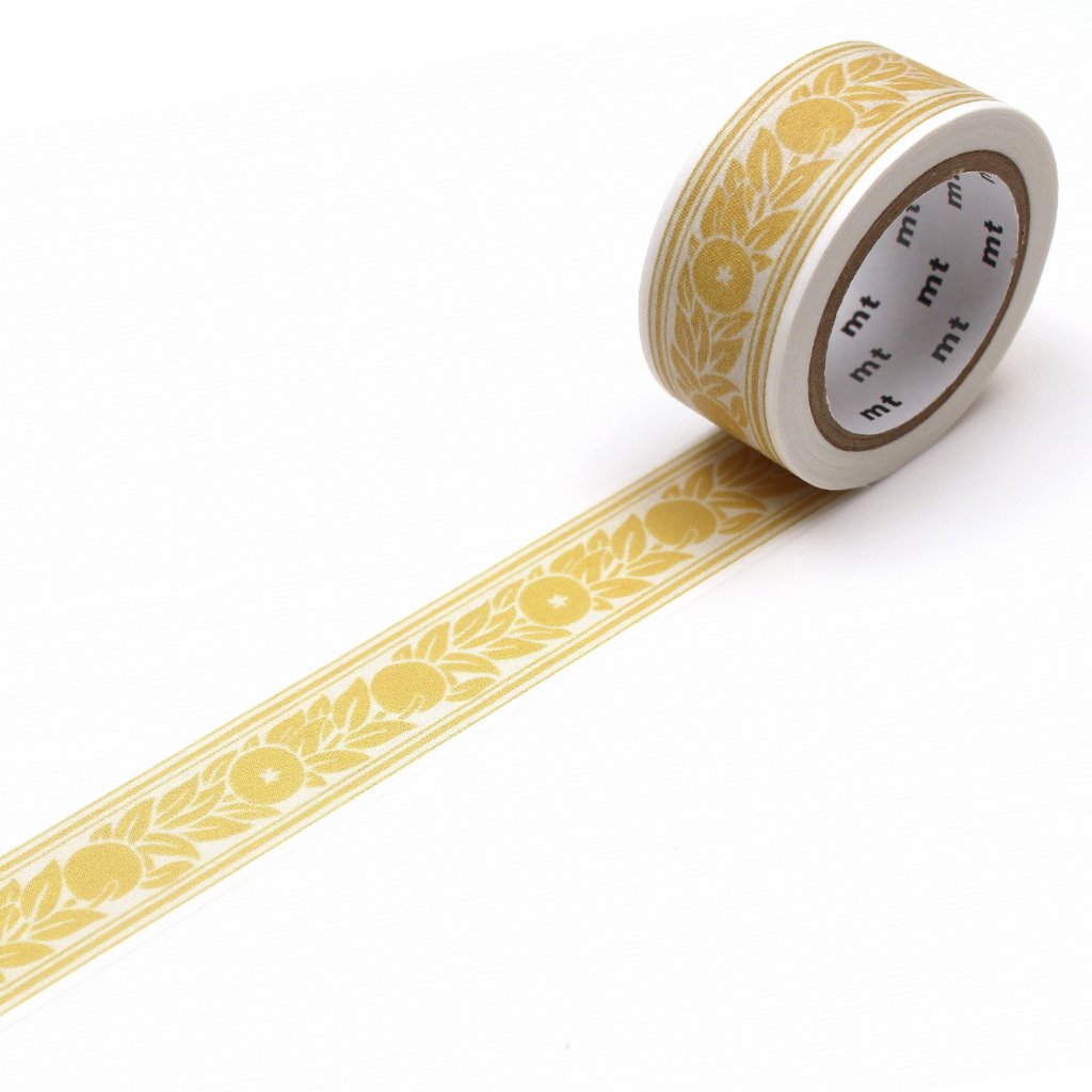 MT x William Morris Washi Tape - Orange Border