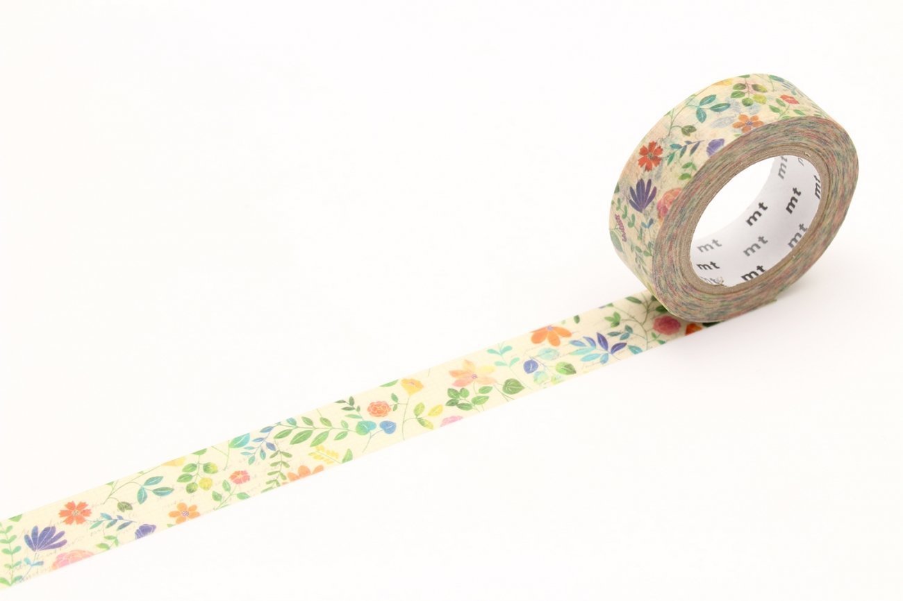 MT EX Washi Tape - Watercolor Flower (7m)