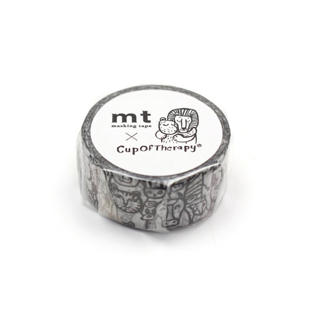 MT x Scandinavian Washi Tape Cup Of Therapy Animals 7m