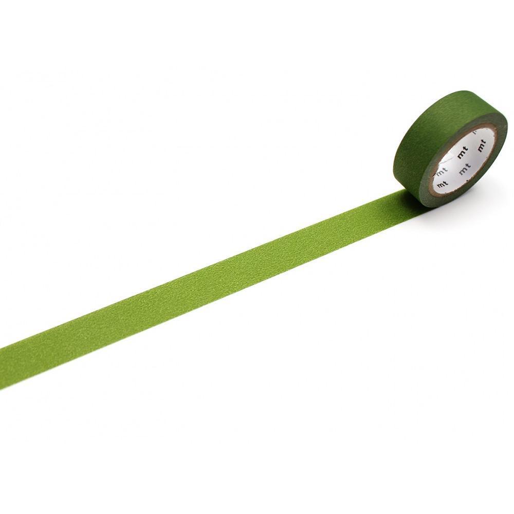 MT Basic Washi Tape Matte Olive Green 7m