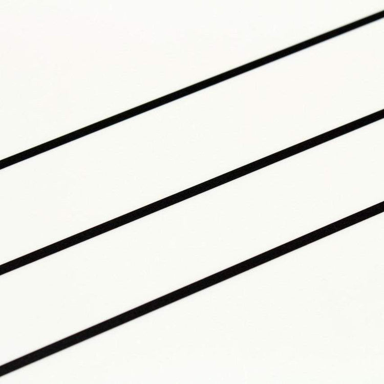 MT Slim 3mm Washi Tape Set Matte Black (7m)
