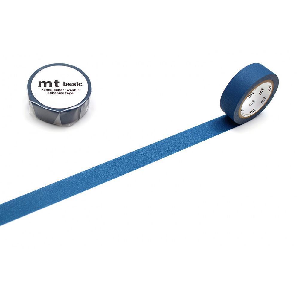 MT Basic Washi Tape Matte Duck Blue 7m