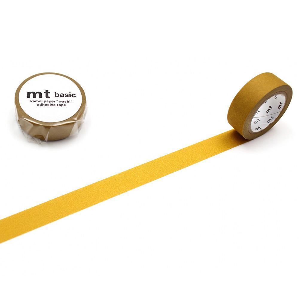 MT Basic Washi Tape Matte Mustard 7m