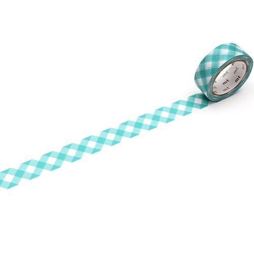 MT Deco Washi Tape - Thick Green Checkered