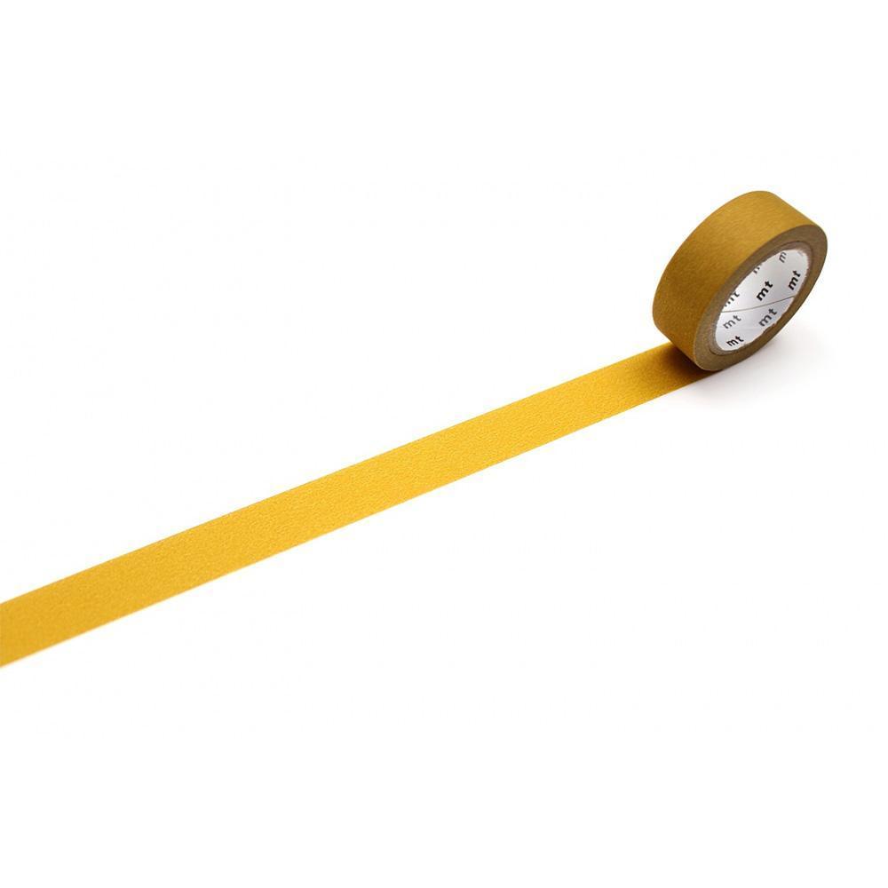 MT Basic Washi Tape Matte Mustard 7m