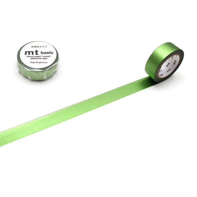 MT Basic Washi Tape High Brightness Yellow Green 7m