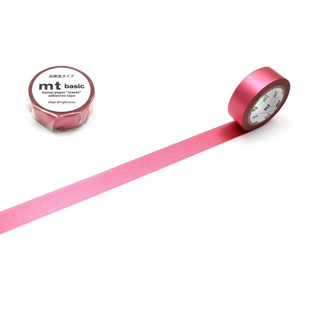 MT Basic Metallic Washi Tape Brightness Red 7m