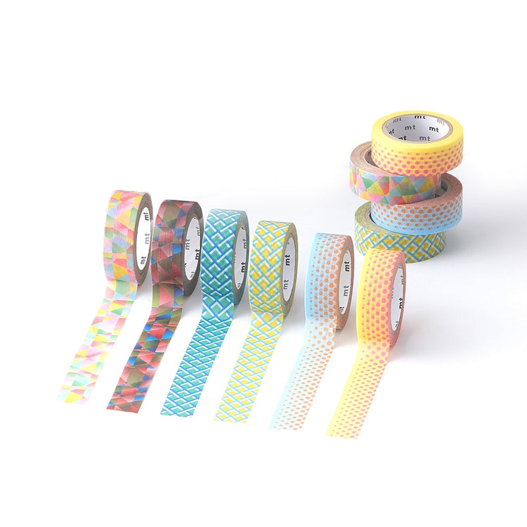 MT Deco Washi Tape Polygon Gradation Deep