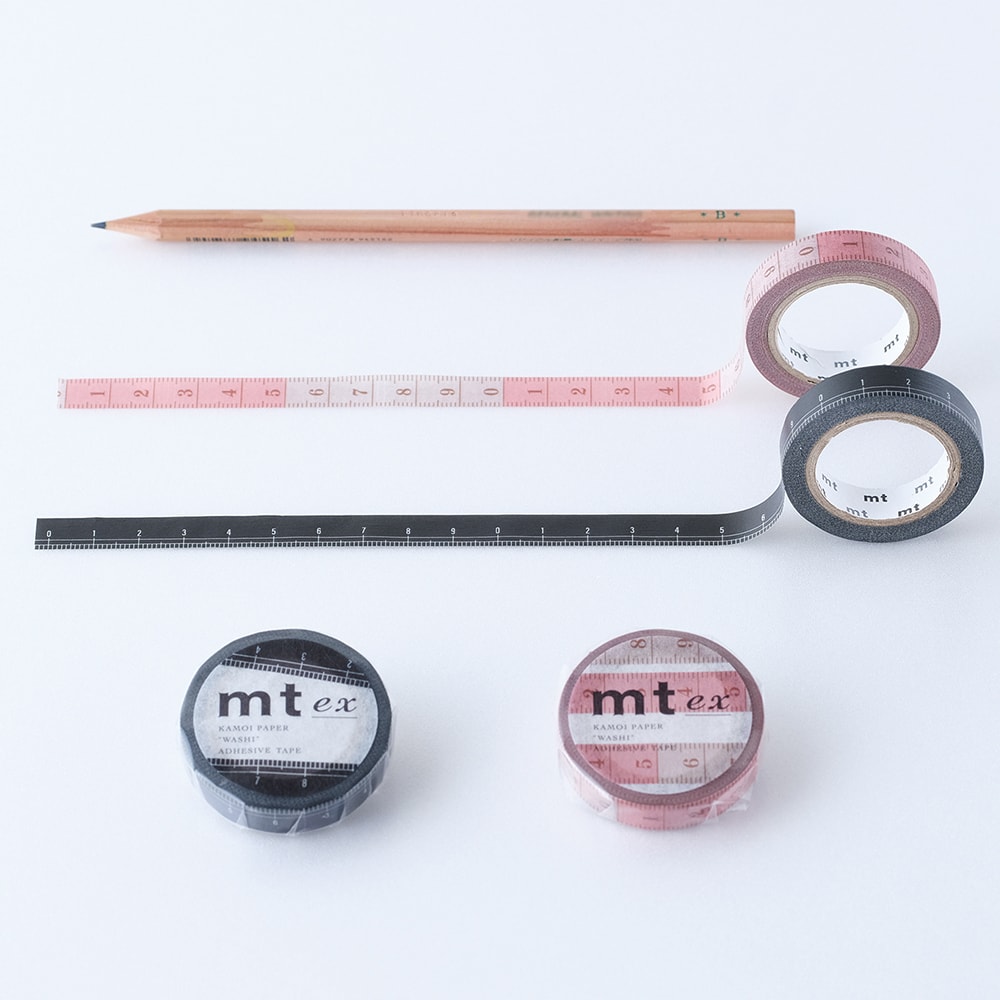 MT EX Washi Tape - Black Ruler