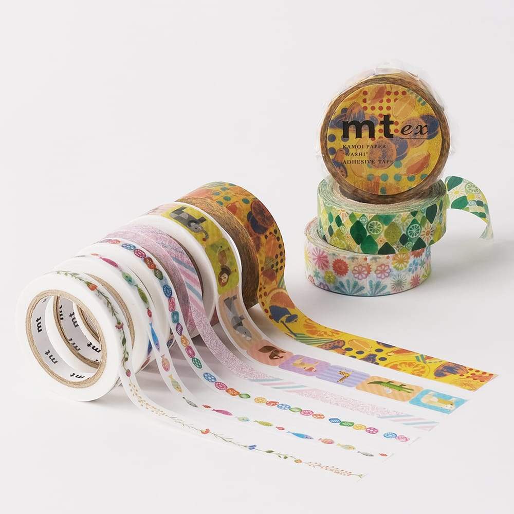 MT EX Washi Tape Flower Line