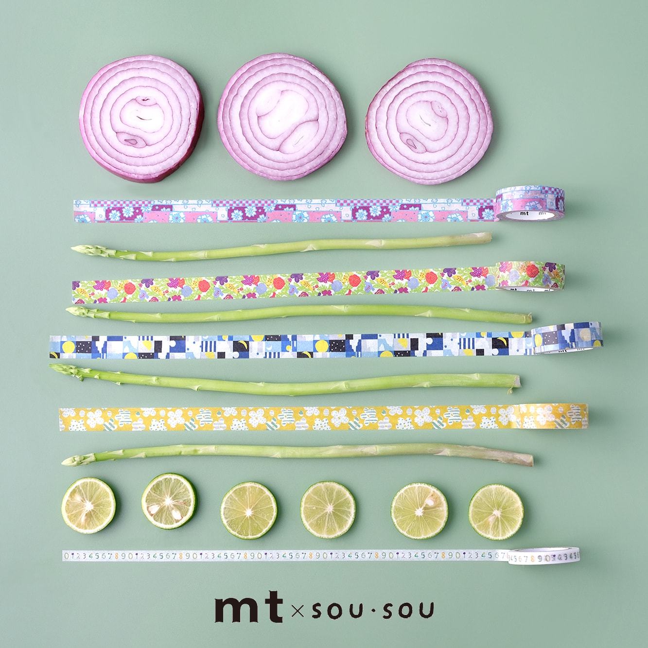 MT x Sou・Sou Washi Tape Blooming