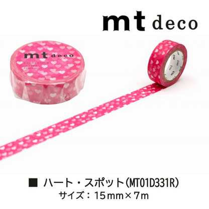 MT Deco Washi Tape - Heart Spot