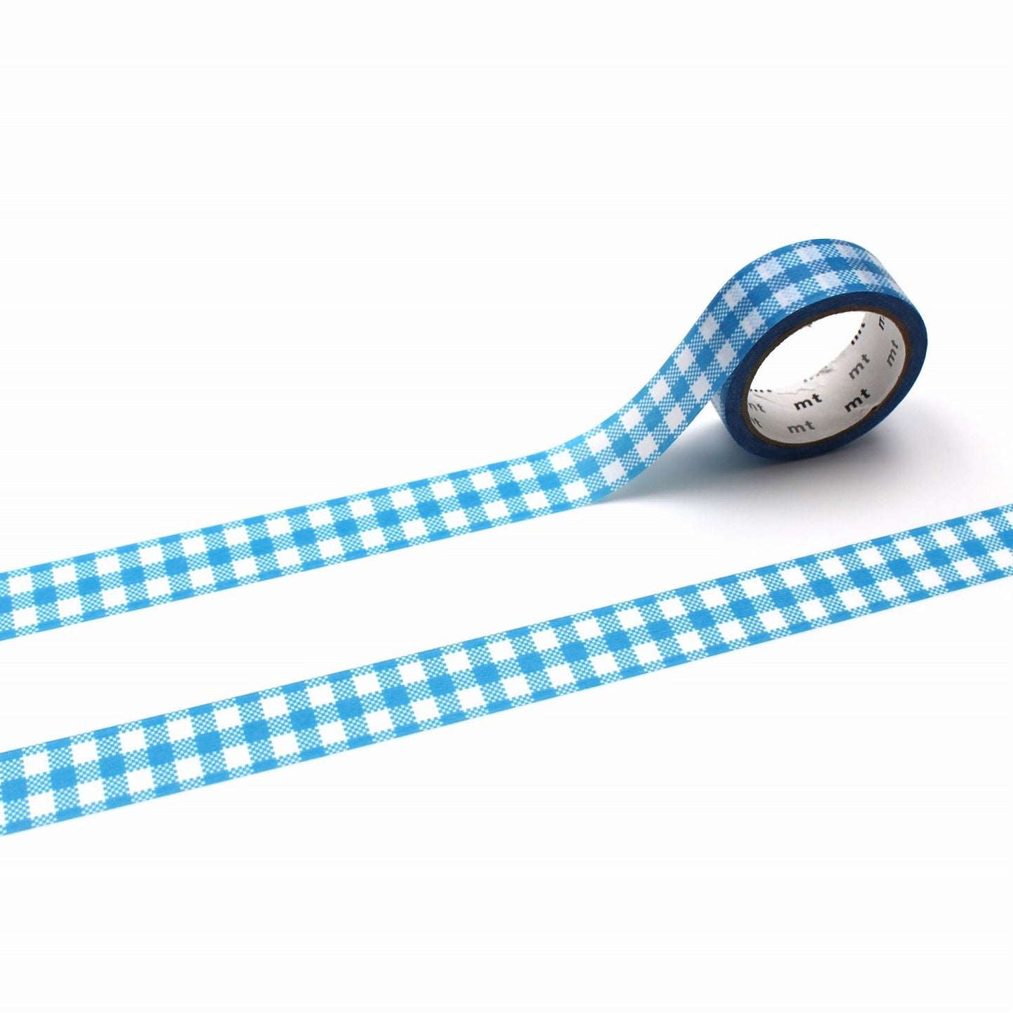 MT 1P Kamoi Washi Tape - Ichimatsu Gingham Blue
