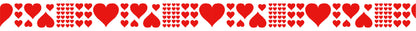 MT 1P Kamoi Washi Tape - Heart Red