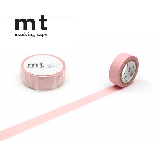 MT Basic Washi Tape - Pastel Scarlet 7m