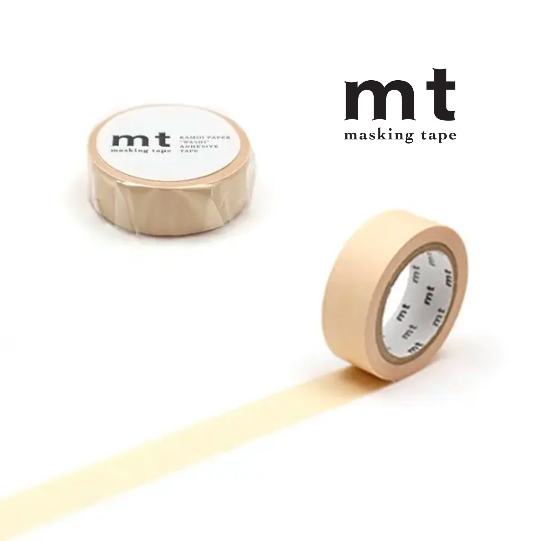 MT Basic Washi Tape - Pastel Marigold 7m