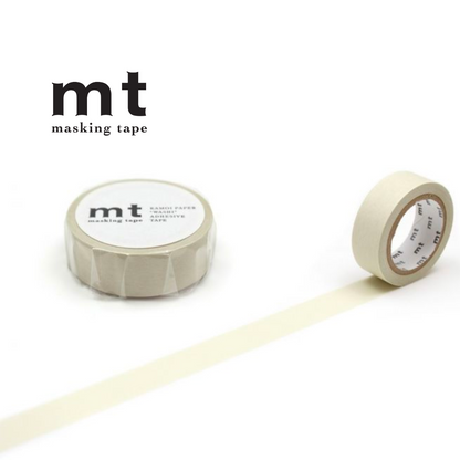 MT Basic Washi Tape - Pastel Ivory 7m