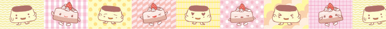 MT Dagashi Mini Pudding-Chan Washi Tape