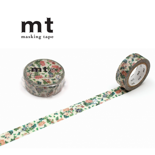 MT EX Washi Tape - Mini Flower Botanical Art (7m)