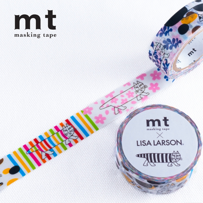 MT x Lisa Larson Washi Tape -  Mikey Pattern