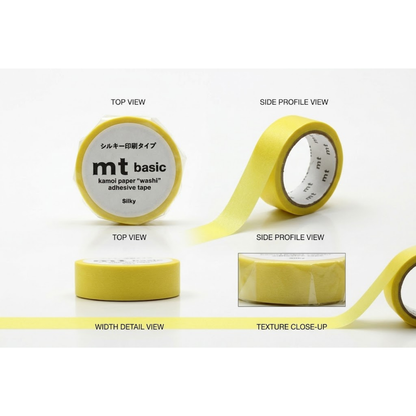 MT 1P Kamoi Washi Tape - Silky Yellow