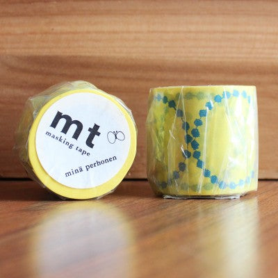 MT x Mina Perhonen Washi Tape Tambourine Grande・Yellow