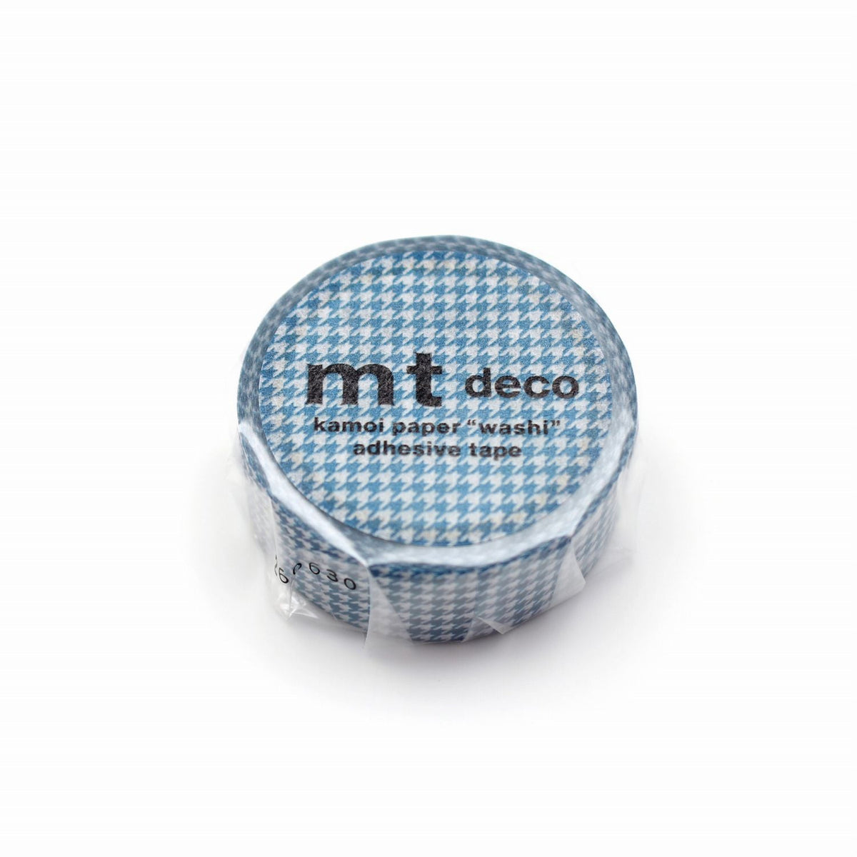 MT 1P Washi Tape - Small Houndstooth Blue
