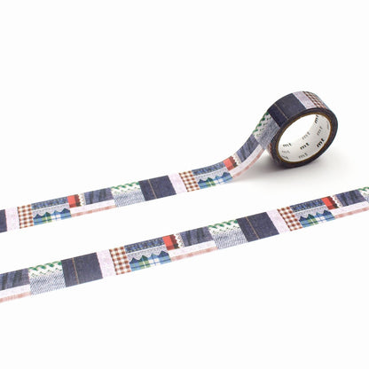 MT EX Washi Tape - Denim and Lace