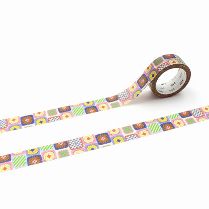MT EX Washi Tape - Granny Square Mosaic