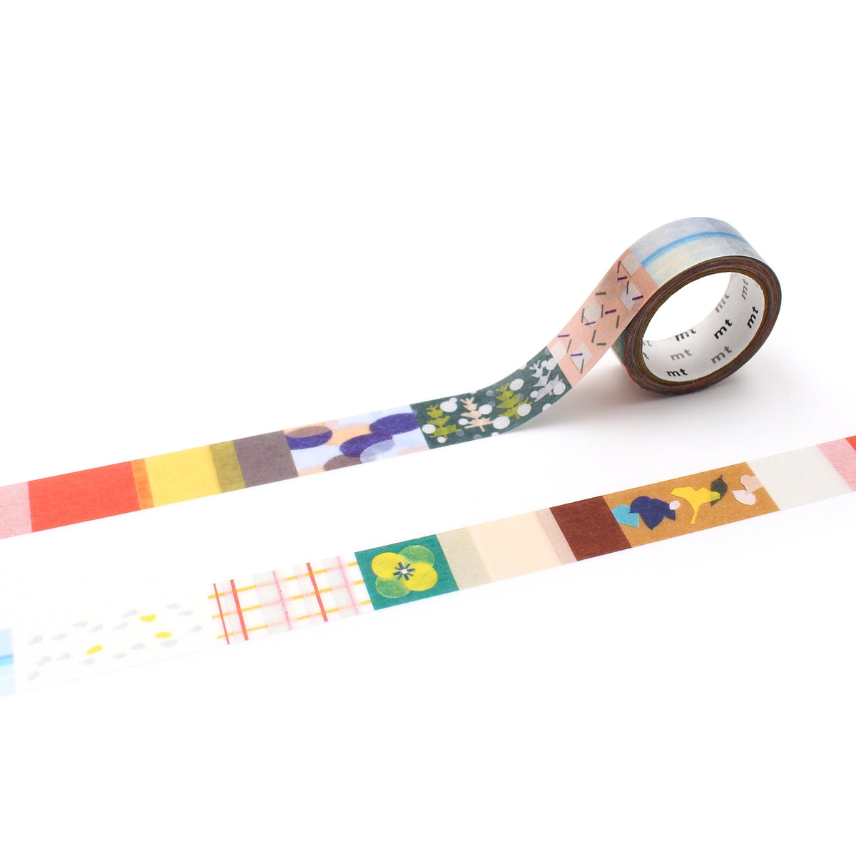 MT Fuminona Palette Washi Tape - 01 Holiday Fragments