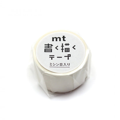 MT KAKUKAKU Washi Tape - White 24mm