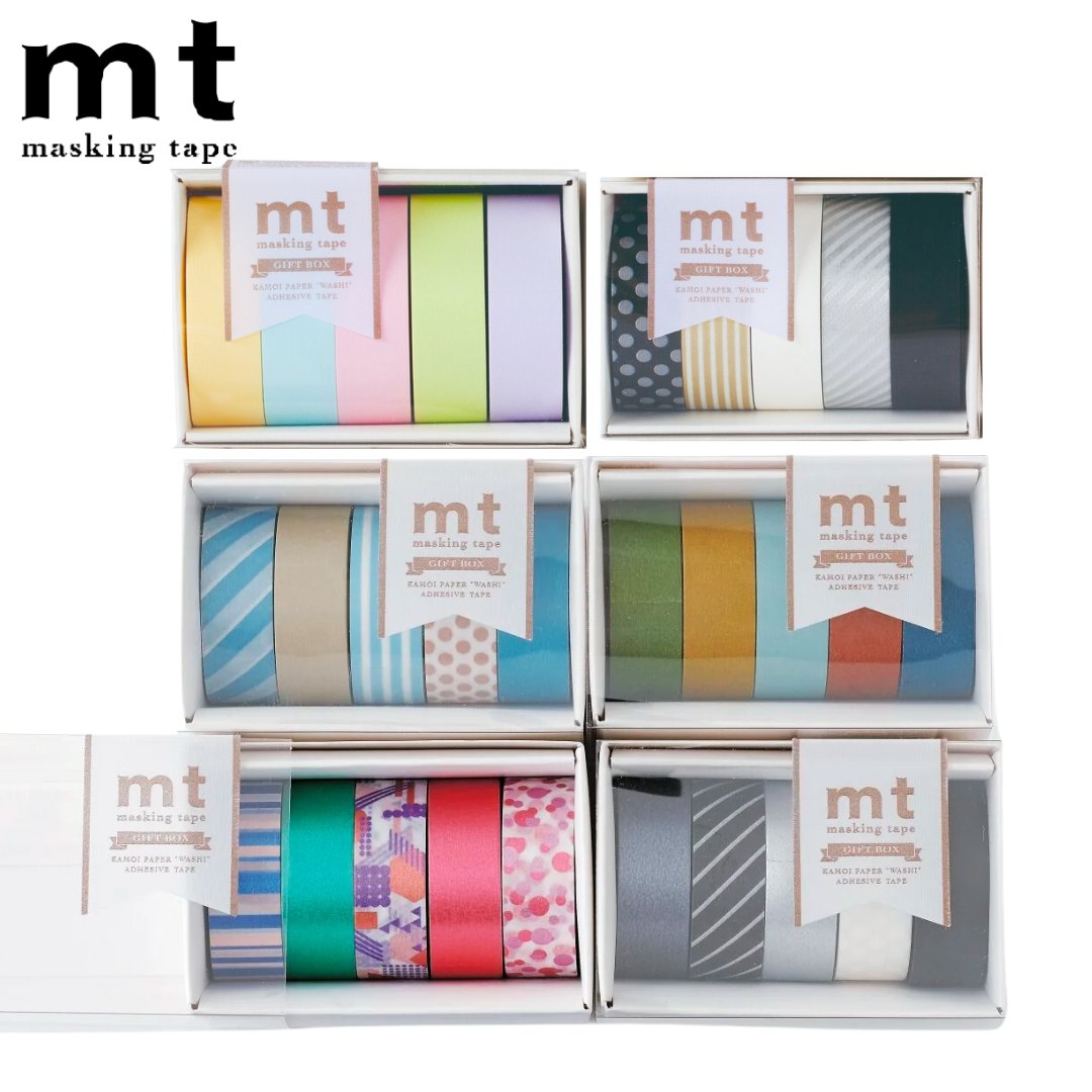 MT Tape Giftbox 5 In 1 - Monotone3