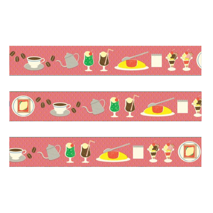 MT EX Washi Tape - Retro Cafe