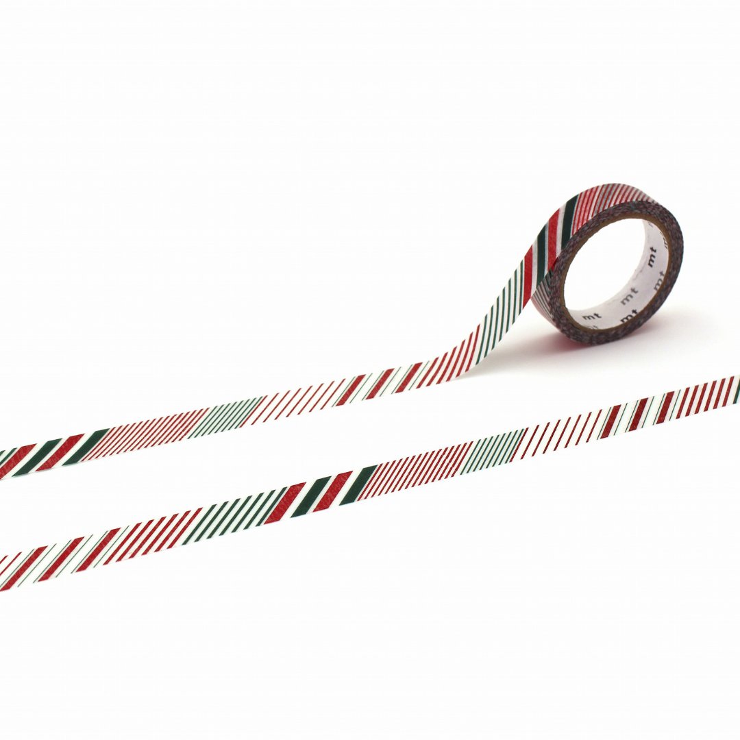 MT Tape Washi Tape - Christmas Color Stripe