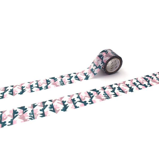 MT x Mina Perhonen Washi Tape - Twin Flower