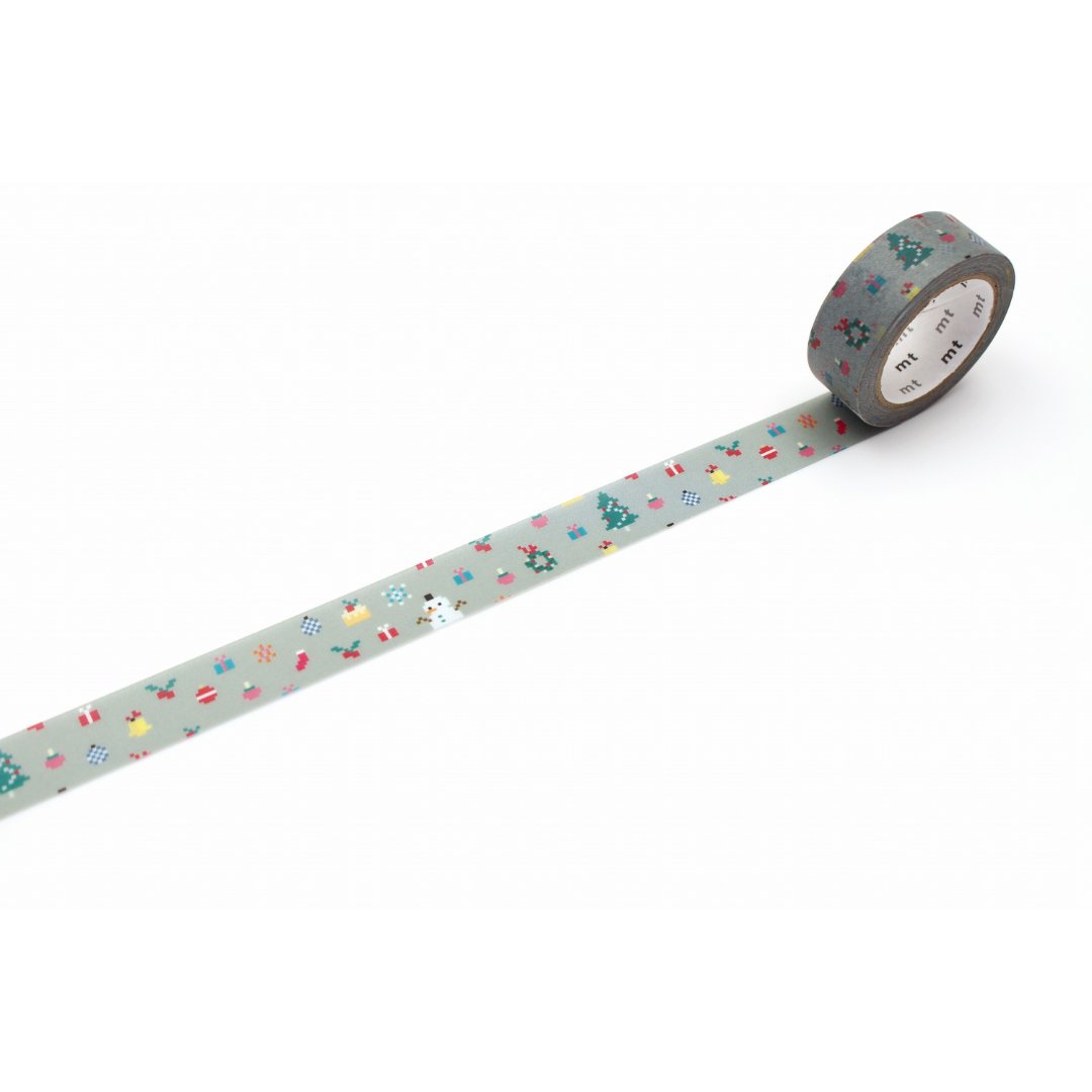 MT Tape Washi Tape - Pixel Christmas