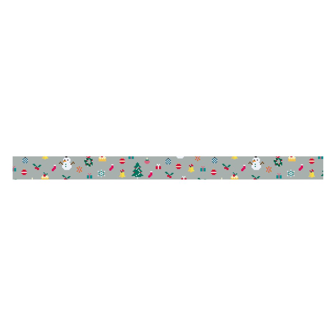 MT Tape Washi Tape - Pixel Christmas