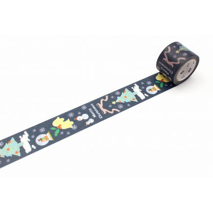 MT Tape Washi Tape - Christmas Black Board