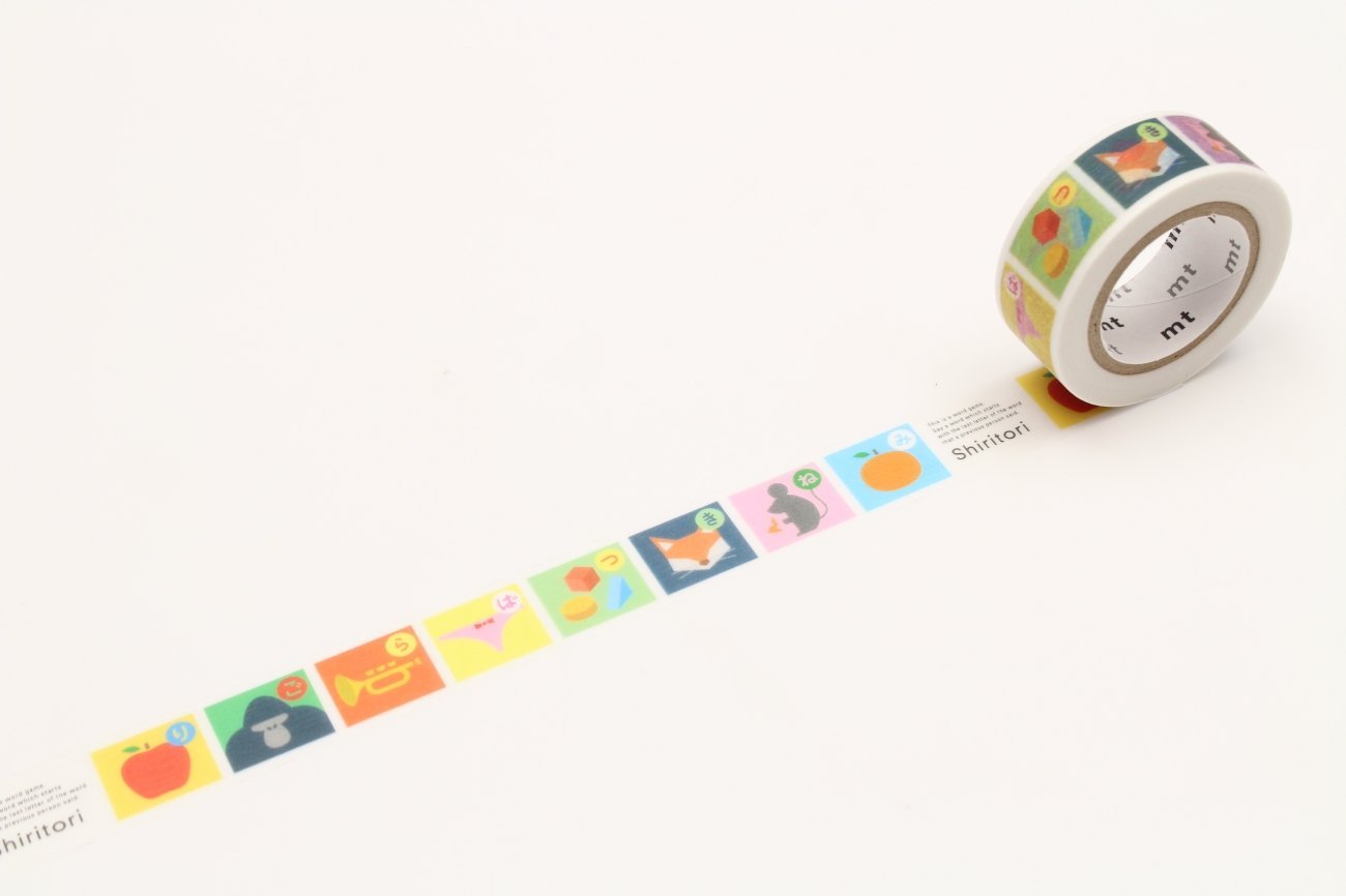 MT Masking Tape For Kids Washi Tape Shiritori