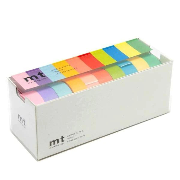 MT 10 Colours Washi Tape Set Light (7m)