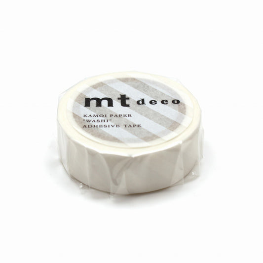 MT Deco Washi Tape Stripe White