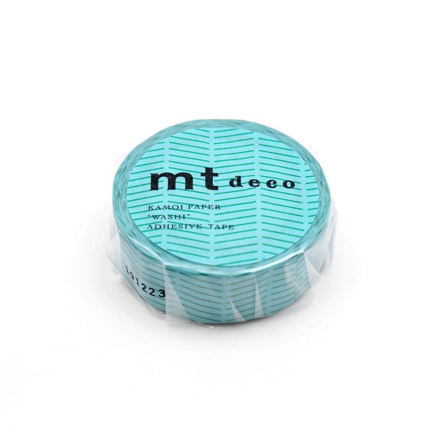 MT Masking Tape Deco Washi Tape - Diagonal Green