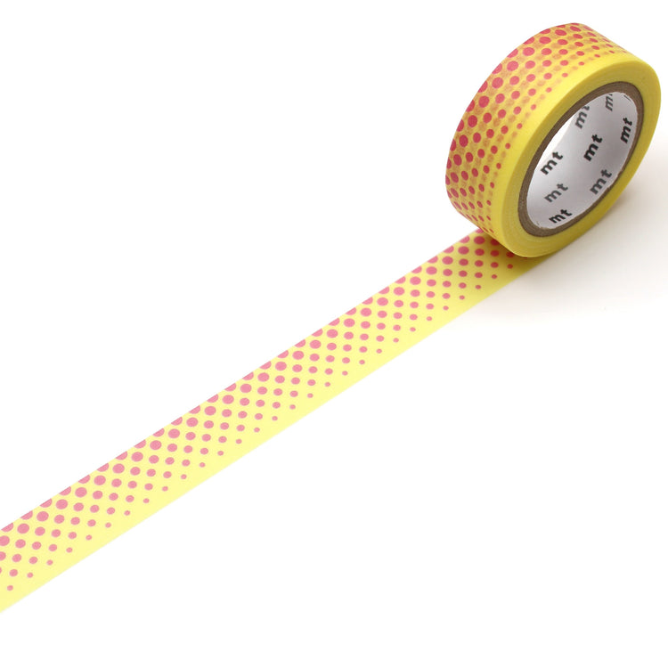 MT Deco Washi Tape Pop Dot Yellow